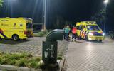 Een traumahelikopter landde bij de McDonald’s in Dokkum om het ambulancepersoneel te assisteren. 