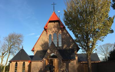 De Sint-Clemenskerk in Nes. 
